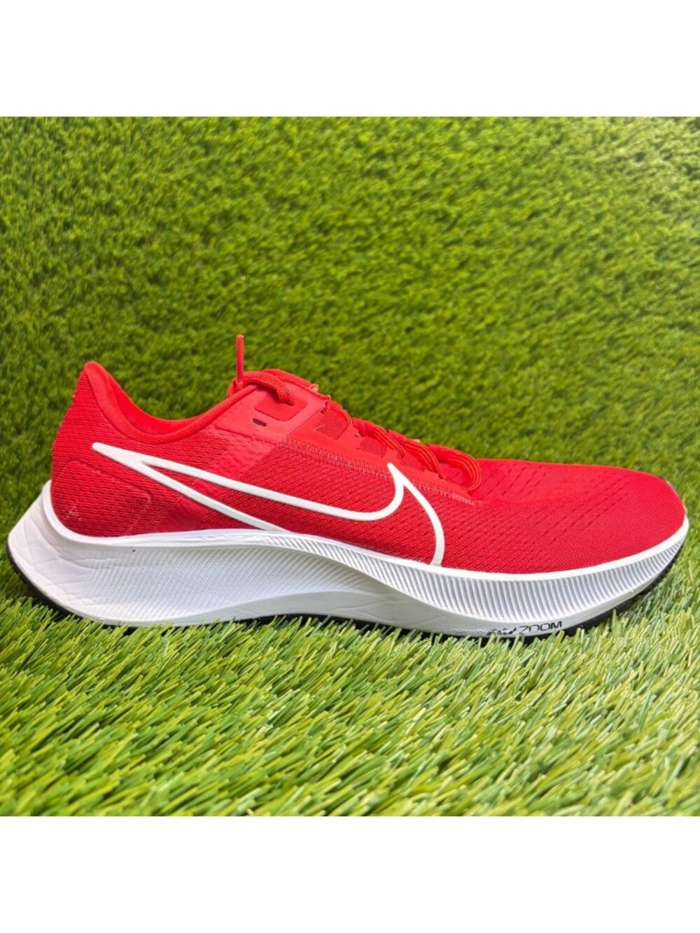 Nike Air Zoom Pegasus 38 TB Womens Size 9.5 Red Athletic Running Shoes Sneakers